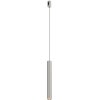 Трековый светильник Focus Led TR155-1-5W3K-PT серый цилиндр Maytoni