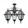 Стеклянный потолочный светильник уличный FARO-FROST S 91170fSA/3 Bl Oasis Light