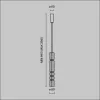 Стеклянный подвесной светильник Ordo MOD272PL-L12BS3K цилиндр Maytoni