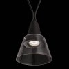 Стеклянный подвесной светильник Hilo P063PL-01B конус прозрачный Maytoni
