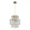 Стеклянная подвесная люстра Ritz SL6138.303.04 цилиндр прозрачная ST Luce