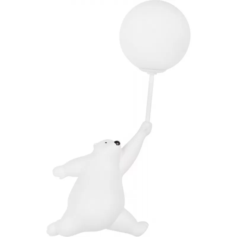 Стеклянный настенный светильник Teddy 10030W/B форма шар белый Loft It Стеклянный настенный светильник Teddy 10030W/B форма шар белый Loft It