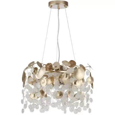 Стеклянная подвесная люстра Coins 5104/6 Odeon Light