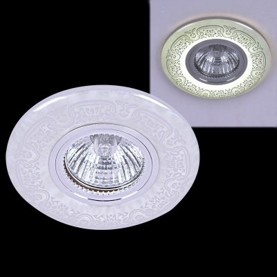 Точечный светильник  09502-9.0-001MN MR16+LED3W WH/CR для натяжного потолка