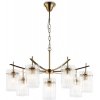 Стеклянная подвесная люстра HIGH LIGHT LH56033 цилиндр прозрачная Ambrella
