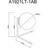 Стеклянный интерьерная настольная лампа Bolla-unica A1921LT-1AB форма шар белый Artelamp