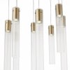 Стеклянный подвесной светильник Terni SL1229.303.08 цилиндр прозрачный ST Luce