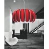 Стеклянный подвесной светильник Bellmaria LDP 7788-500 RD форма шар белый Lumina Deco