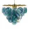 Стеклянная подвесная люстра Lolly 10492/600 Blue Loft It