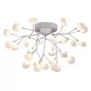 Потолочная люстра Skein 2479-9U круглая белая F-Promo