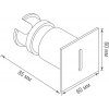 Подсветка для лестниц и ступеней Portal DL20125SQ3W1W белый