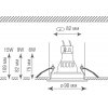 Точечный светильник Saturn DL18412/01TSQ White