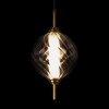 Стеклянный подвесной светильник Helix 10421/B Smoke форма шар Loft It