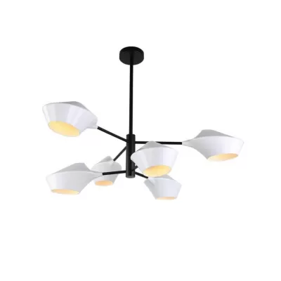 Потолочная люстра Romina LDP 6037-6 WT+BK Lumina Deco