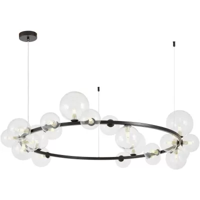 Подвесной светильник Merido LDP 7033-24 BK+CL Lumina Deco