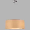 Подвесной светильник Nikki 8250/3 цилиндр бежевый Lumion
