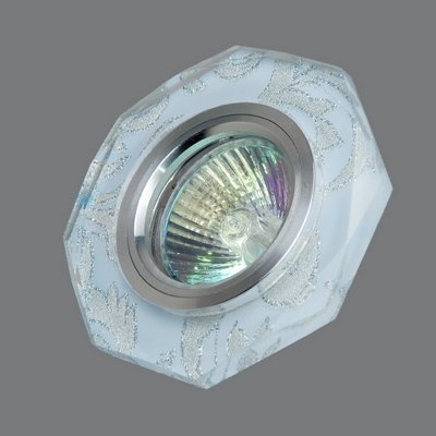 Точечный светильник  8220-MR16-WH-SV-Led Elvan встраиваемый