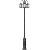 Стеклянный наземный фонарь FRANKFURT I 27360B 10 E7 Bl прозрачный Oasis Light Стеклянный наземный фонарь FRANKFURT I 27360B 10 E7 Bl прозрачный Oasis Light
