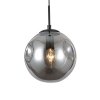 Стеклянный подвесной светильник Blister 2784-1P форма шар серый F-Promo