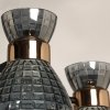 Стеклянная потолочная люстра Дэла 635016105 конус DeMarkt