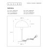 Интерьерная настольная лампа Siemon 45596/01/30 желтый Lucide