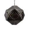 Стеклянный подвесной светильник Shard 10560 Smoke форма шар Loft It
