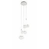 Стеклянный подвесной светильник 1020 1020-LED9PL форма шар прозрачный