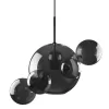 Стеклянный подвесной светильник Bolle 2029-P6 форма шар серый Loft It