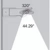 Стеклянный настенный светильник уличный LEDSPOT W6144S-1-4000K Gr Oasis Light