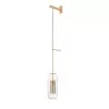 Стеклянное бра Coro VL5524W11 прозрачное цилиндр Vele Luce