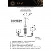 Подвесная люстра Elza APL.767.03.06 белая цилиндр Aployt