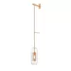 Стеклянное бра Coro VL5524W11 прозрачное цилиндр Vele Luce