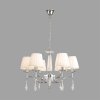 Подвесная люстра Magda 8316/6 белая конус Lumion
