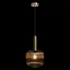 Стеклянный подвесной светильник IRIS 2071-B+BR цвет янтарь Loft It