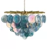 Стеклянная подвесная люстра Lolly 10492/800 Blue Loft It