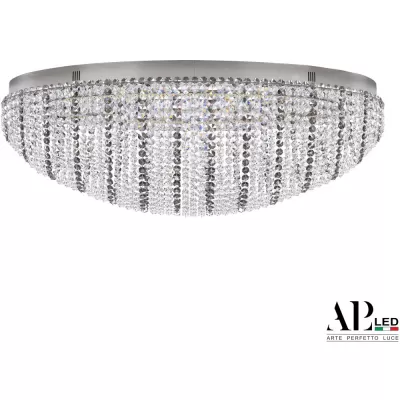 Потолочная люстра Sicilia SH508.2.80.R.Ni.4000.Clear.731 APL LED