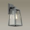 Стеклянный настенный фонарь уличный Clod 4169/1W прозрачный Odeon Light