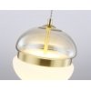 Стеклянный подвесной светильник High Light LH11001 белый форма шар Ambrella