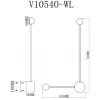 Настенный светильник Provo V10540-WL белый