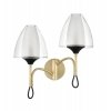 Стеклянное бра Oro 10038 VL5654W12 конус белое Vele Luce