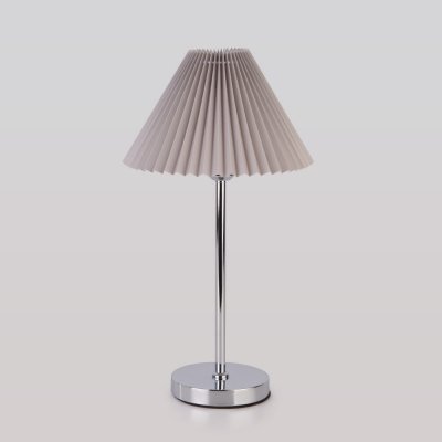 Интерьерная настольная лампа Peony 01132/1 хром/серый Eurosvet