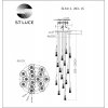 Стеклянный подвесной светильник Sollen SL6111.203.15 конус прозрачный ST Luce