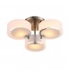 Стеклянная потолочная люстра Foresta SL483.352.03 цилиндр белая ST Luce