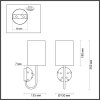 Бра Pollen 5424/1W цилиндр белое Odeon Light