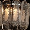 Стеклянная подвесная люстра Бриз 111018201 белая цилиндр DeMarkt