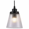 Стеклянный подвесной светильник Borgo OML-51006-01 конус прозрачный Omnilux