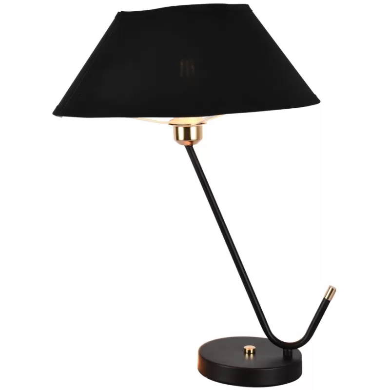 Интерьерная настольная лампа Sabine LSP-0685 черный конус Lussole Интерьерная настольная лампа Sabine LSP-0685 черный конус Lussole