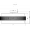 Потолочный светильник Gela V10628-6C цилиндр черный