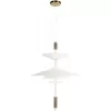 Подвесной светильник Skylar 10244/C Brass белый цилиндр Loft It