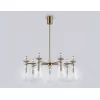 Стеклянная потолочная люстра Ceramo Modern LH53306 конус прозрачная Ambrella